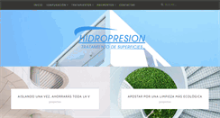 Desktop Screenshot of hidropresion.com